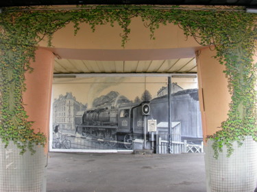 PONT SNCF MARCHE DE L'ESTACADE Grenoble - Aigle