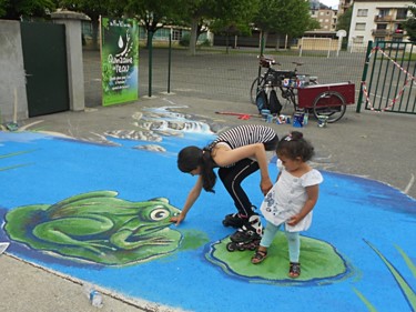 Anamorphose - Fontaine 2 - situation